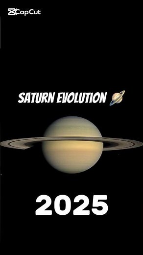Saturn Evolution 🪐😲.2025-1 billion years from now.(Future Edition)#saturn #evolution #planets