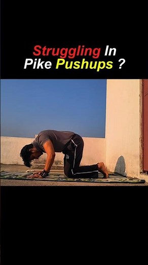 Pike Push Ups Tutorial 💪 #shorts #calisthenics #tutorial