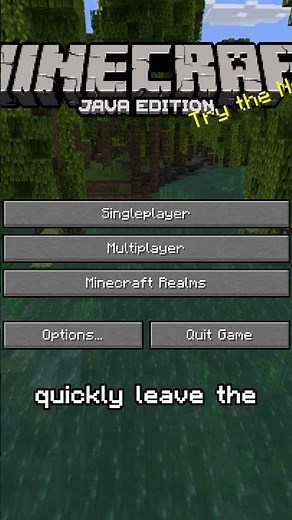 Minecraft Lava Escape Trick! (No Fire Resistance Needed)