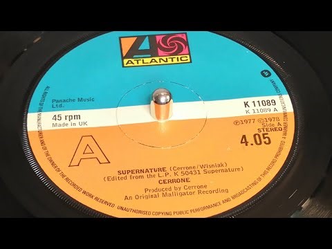 Cerrone - Supernature (1978 7" Single)