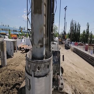 8.4K views · 107 reactions | LB 24 and LB 28 installing seacant pile wall using segmental casing | 퓚퓪퓽퓱퓲 | Facebook