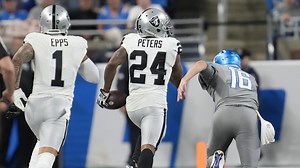 Can't-Miss Play: 75-yard pick-six TD! Marcus Peters takes first Raiders INT back to house