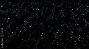 Falling Blue Ash Element Looping Background