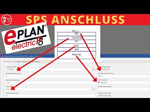 SPS Anschluss in EPLAN. Die Einstellungen ⚙