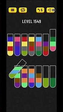 Water sort puzzle level 1549