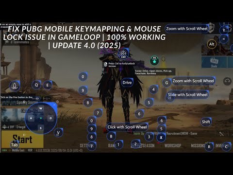 Fix PUBG Mobile Keymapping & Mouse Lock Issue in Gameloop | 100% Working | Update 4.0 (2025)