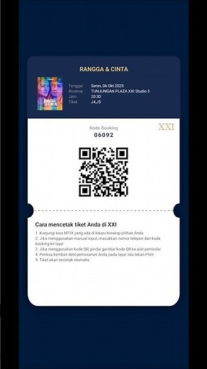 Cara mudah nonton [ Bioskop XXI ] lewat online begini tutorialnya? ... Contoh film: "RANGGA & CINTA"