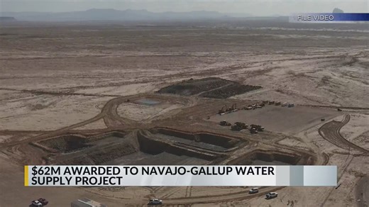 $62M contract awarded for Navajo Gallup Water Supply Project
