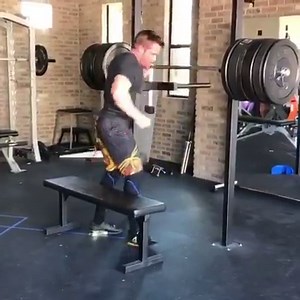 WANT A STRONGER SQUAT?? Try box squats. They have helped my strength tremendously, and I love incorporating them into my Cross Training for several great reasons: 1: They are an awesome way to train your nervous system to fire powerfully to maximize muscle recruitment - great for helping get past your 'sticking point' in your squats! Be sure to unload your legs as you sit down, then go from 0-100 and drive your feet into the ground and move that bar up as fast as you can!! 2: You can squat more 