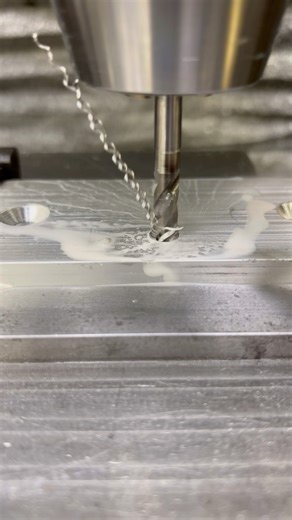 Spiral tap in aluminum