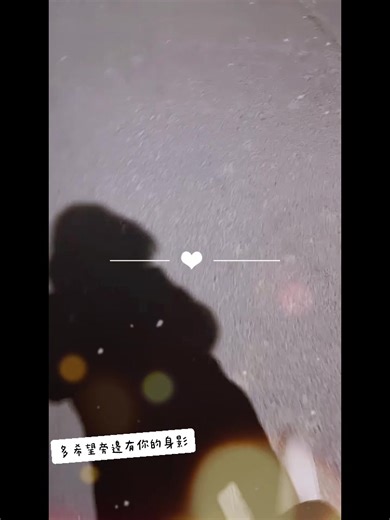 多希望有你的影子