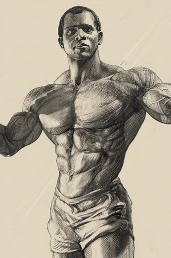 Serge Nubret animation drawing