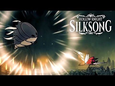 Hollow Knight: Silksong - Savage Beast Fly Boss Fight (4K)