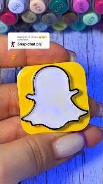 SNAPCHAT Logo Printed & Painted #logo #logodesign