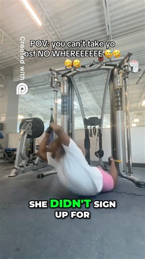 She Didn't Know What Hit Her 😱 #shorts #gymfails #viral