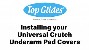 Crutch Comfort Universal Crutch Underarm Pad Covers - (Purple)