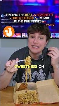 🇵🇭🤔 Philippines… why not SAVORY spaghetti instead?! 🍝🔥