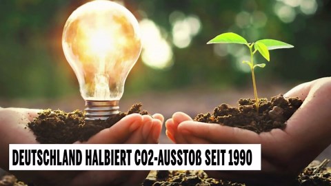 Deutschland halbiert CO2-Ausstoß seit 1990