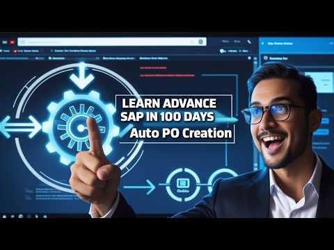 SAP Automation|Create Purchase Orders Automatically in SAP MM | Learn Advanced SAP in 100 Days-Day 2