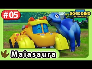 GOGODINO EXPLORERS | EP05 Good Mother Lizard, Maiasaura | Dinosaur | Kids | Cartoon | Season 4