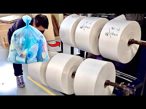 How Plastic Bags Are Made In Factory | Polythene Bag Manufacturing Process