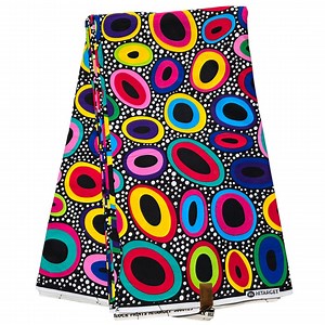 Black and Yellow African Print Fabric, Ankara Fabric, African Fabric by the Yard, Wax Print Fabric, 100% Cottonfabric, Ankara Fabric. - Etsy