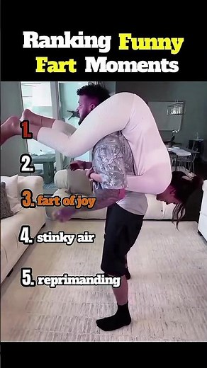 Ranking Funny Fart Moments 💨🤣 – Epic Fart Fails & Pranks Shorts!#shorts