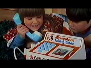 Mickey Mouse Talking Phone from Hasbro - "Come Over For a Potty" (Commercial, 1983)
