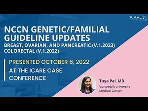 NCCN Genetic/Familial Guideline Updates (V1.2023 & V.1.2022)