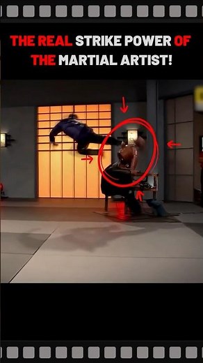 The Real Strike Power Of A Martial Artist! #shorts