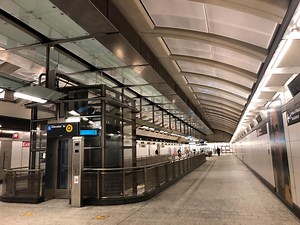 Homeless man peeing on subway