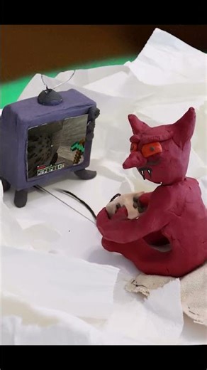 Claymation Demon plays Minecraft