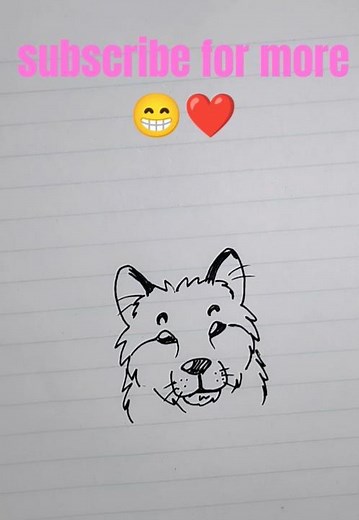 how to draw a wolf step by step 🐺#drawing #drawingtutorial #stepbystepdrawing