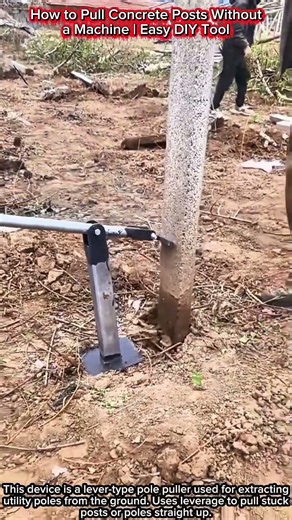 How to Pull Concrete Posts Without a Machine | Easy DIY Tool