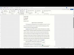 Microsoft Word Chapter 2 Textbook Project - Mindtap