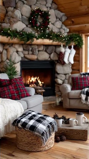 15 Elegant Log Cabin Christmas Decor Ideas To Try This Year