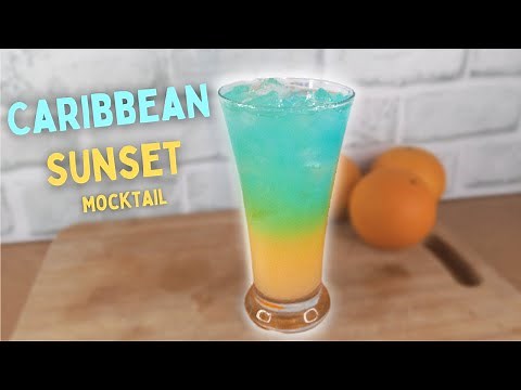 Easy Caribbean Sunset Non Alcoholic Recipe!