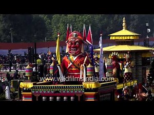 A monastery on wheels? Sikkim's Pang Lhabsol festival on Republic Day 2021 || Uttar Pradesh tableau