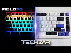 NuPhy Field 75 Modded w/ Royal Kludge Pudding Keycaps RGB & Sound Test