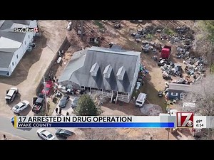17 arrested in Wake County drug operation