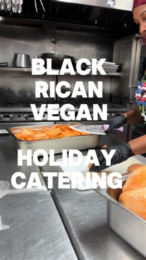 Get to know the woman behind Black Rican Vegan 😎 Born and raised in the Bronx. Half Black, half Puerto Rican. Vegan since 2016. I turned my pain into purpose in 2020 after losing my dad, and what started as me cooking in my little Bronx kitchen grew into a movement I never saw coming. From selling out my first menu, to pop-ups, a cookbook, tours, and thousands of holiday meals later — it’s really just been me and my cousin José holding it down with love. Cooking will always be my love language,