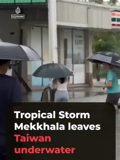 Tropical Storm Mekkhala has triggered severe flooding across parts of Taiwan before bringing torrential rain and transport disruption to Japan. The storm has left homes underwater, damaged property and prompted flood, landslide and evacuation warnings.