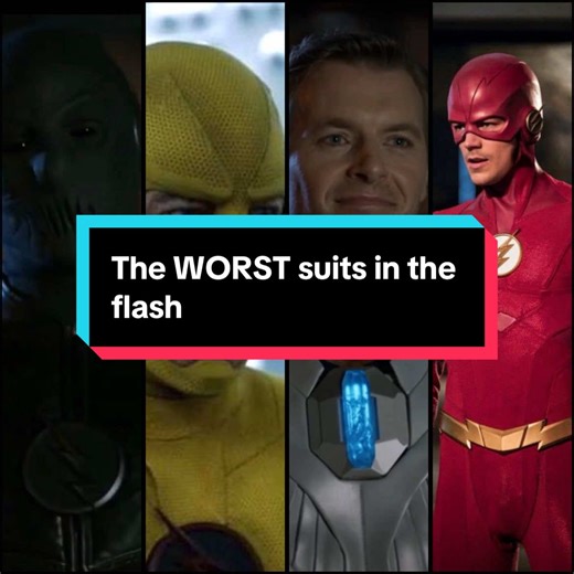 These have to be THE WORST suits of the CW Flash!⚡️⚡️ #superheros #comics #dc #comictok #theflashcw