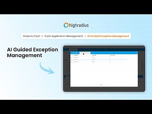 Automate Same-Day Cash Posting with HighRadius' AI-led Exception Management Software