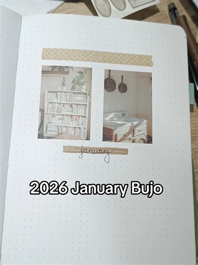 Minimalist January 2026 Bujo Setup Inspiration