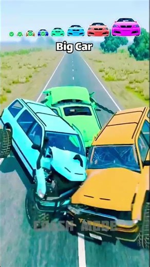 Biggest ,small car vs Giant car 🚙!! Ultimate challenge ⛓️‍💥⛓️