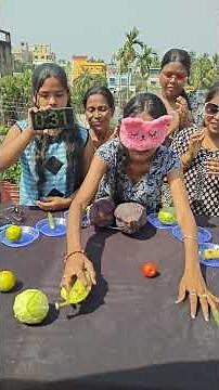 Blindfolded Guess The Vegetables Funny Challenge