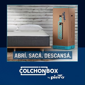 ¡Mirá toda la tecnología que cabe en una caja! Colchon Box es transportable y fácil de instalar 👉📦🛏😴 Además cuenta con 3 capas de espuma de calidad y alta densidad que garantizan un descanso de alta rendimiento. | Colchones Piero