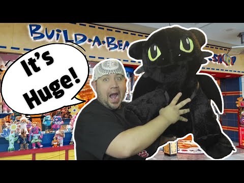 Build A Bears Giant Toothless How to Train a Dragon