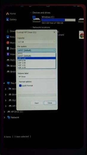 Format Pendrive in exFAT #shorts